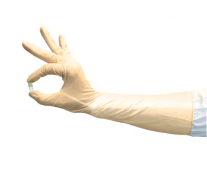 Isofield LS400 Non-Sterile Latex Gloves-16″ (1)
